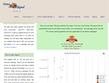 Tablet Screenshot of forexprofitsignal.com